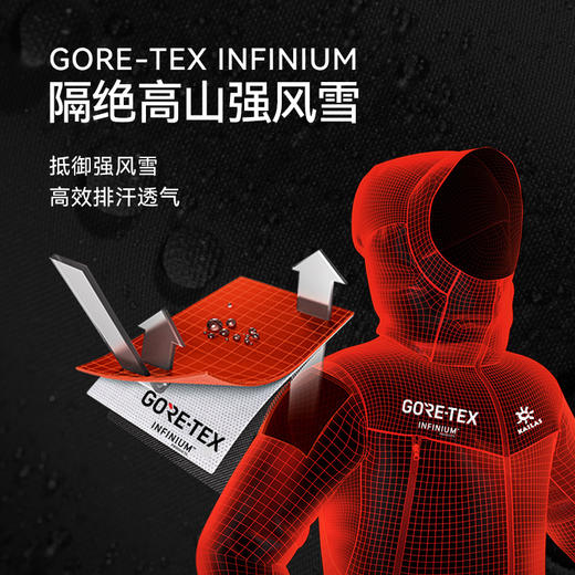 凯乐石户外登山中性款7000GT羽绒服KG2133108【Z】 商品图2