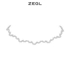 ZEGL设计师雪花项链女生轻奢小众高级设计感2022年新款锁骨链配饰