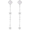 ZEGL设计师雪花流苏耳环女小众设计感高级长款耳钉银针秋冬耳饰品 商品缩略图5