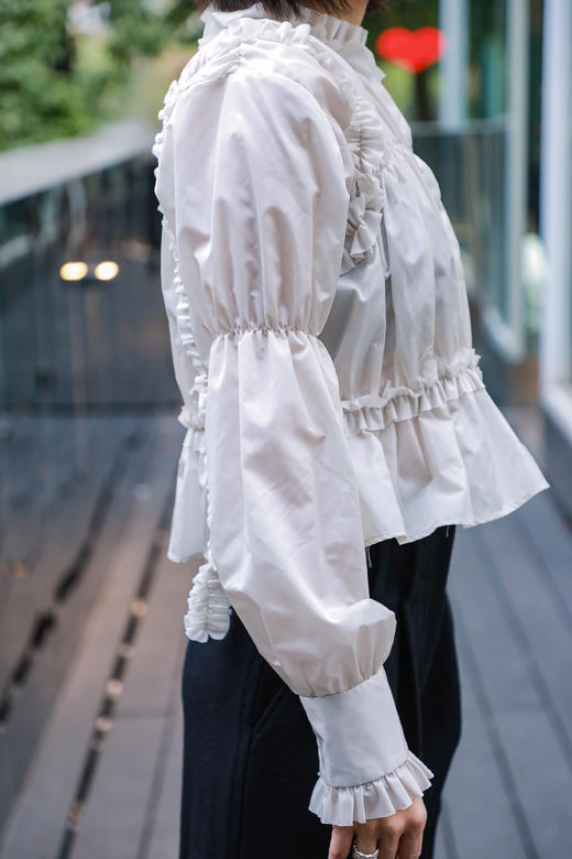 TIIT TOKYO  gather frill pullover 收束套衫 商品图9