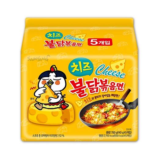 【5멀티】삼양 불닭볶음면치즈맛140g*5 商品图0