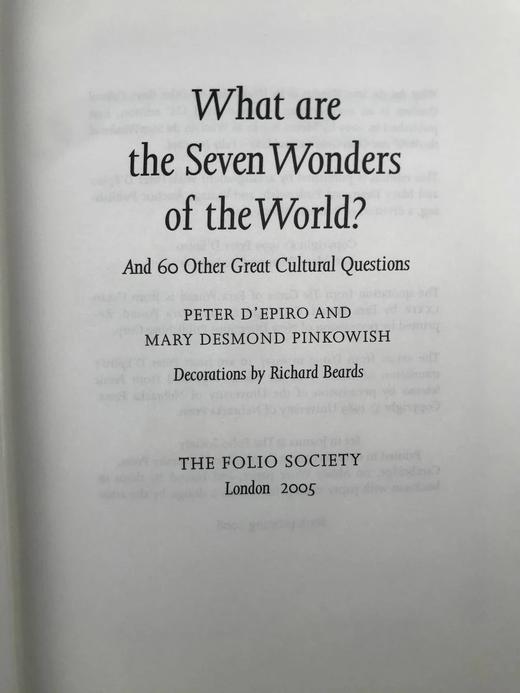 世界七大奇迹（2008） 配插图 精装大32开带书匣 商品图3