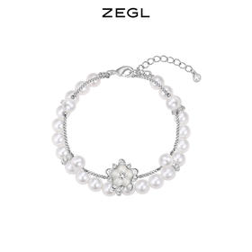 ZEGL设计师棉棉秋语系列人造珍珠手链女巴洛克轻奢2022年新款手饰