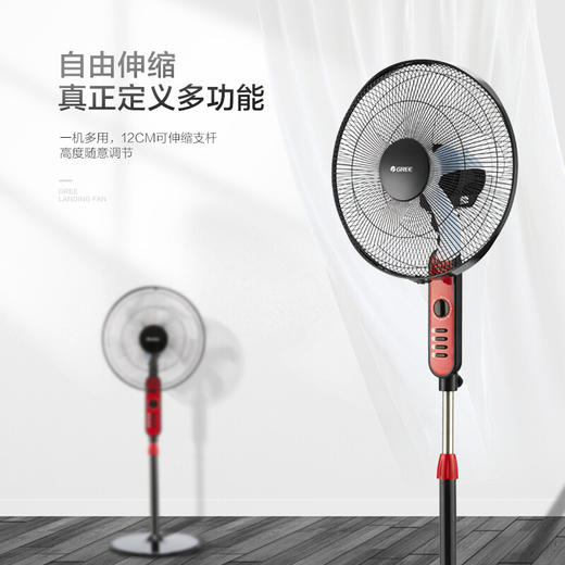 格力（GREE）五叶风扇/家用静音落地扇/立式电扇/电风扇 FD-4010-WG 商品图0