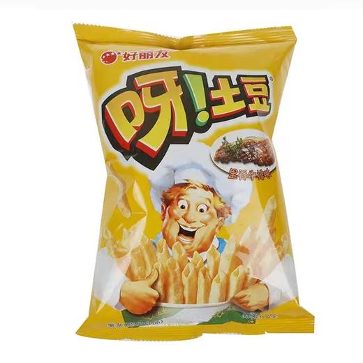 好丽友呀土豆里脊牛排味薯片70g 商品图0