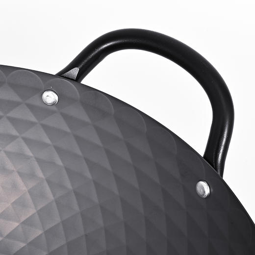 神田铁神2代窒化钻石纹铁锅家用炒锅30CM/33CM 商品图4