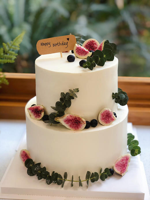 双层小清新奶油蛋糕 下单前请仔细阅读商品详情 商品图0