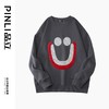 PINLI品立秋季新款男士圆领烫钻笑脸休闲套头卫衣BG223309036 商品缩略图2
