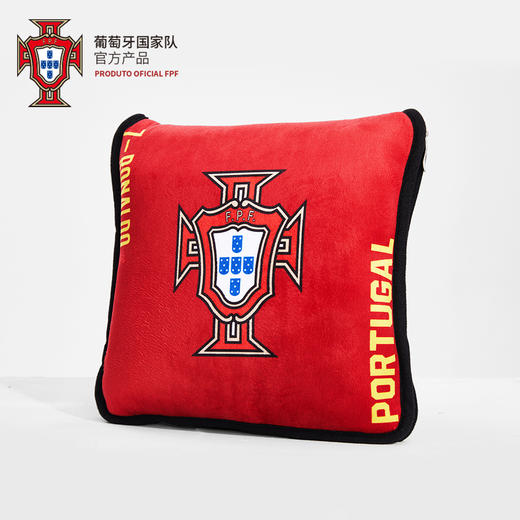 葡萄牙国家队官方商品丨C罗印号毛毯世界杯保暖家居毯可收纳毯子 商品图3