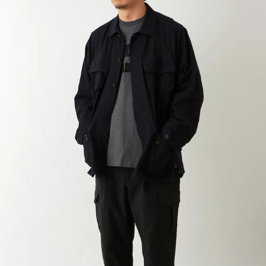 White Mountaineering 白山 BDU JACKET毛呢混合面料工装夹克外套 商品图3