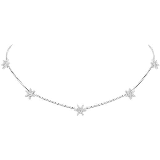 ZEGL设计师巴洛克人造珍珠叠戴项链女生轻奢小众高级感雪花锁骨链 商品图5