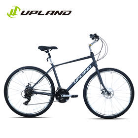 UPLAND（阿普兰）BURGESS铝合金21速机械碟刹700C成人城市自行车700C*19建议身高170-185cm