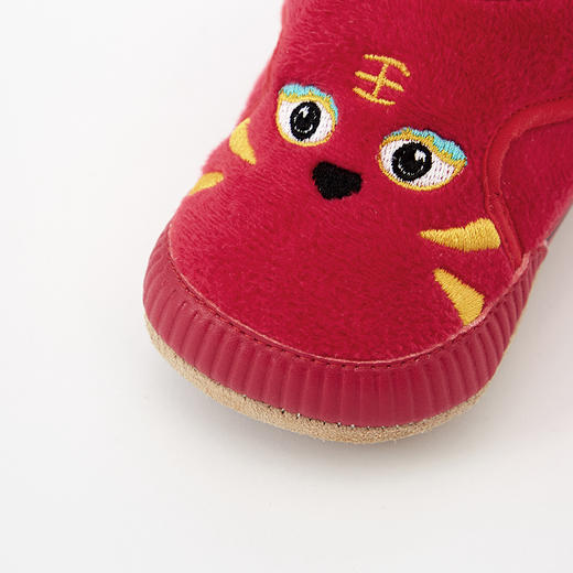 英氏婴儿软底学步鞋22秋冬宝宝新年虎头鞋中国风童鞋YFXKJ32179A 商品图2