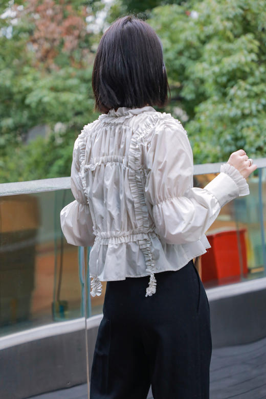 TIIT TOKYO  gather frill pullover 收束套衫 商品图6