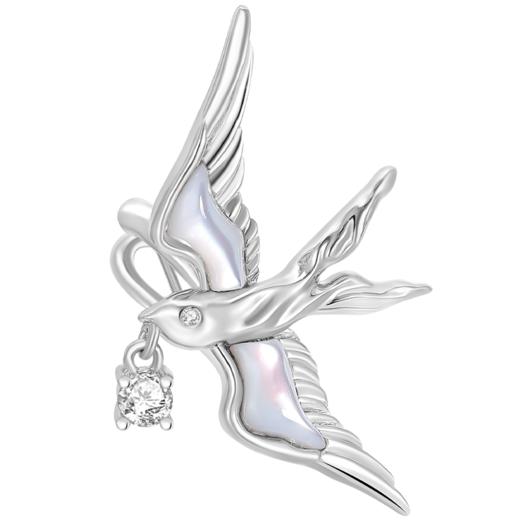 ZEGL设计师棉棉秋语系列棉花耳环女流苏耳钉耳骨夹燕子耳夹耳饰品 商品图6