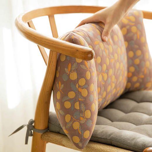 浆果系列护腰靠办公居家柔软布艺腰枕 商品图3