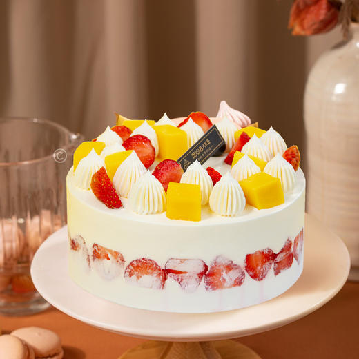 （咸味）奶油【夏の热烈】-新鲜水果+焦糖脆脆夹心，盐系的人气王进口动物奶油 商品图0