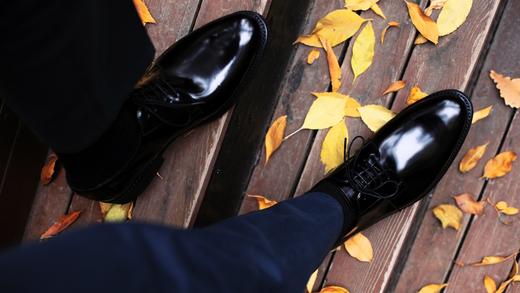 限时特价——西班牙原产男士德比正装鞋拿破仑NAPOLEON-黑色(超轻舒适款) 商品图11