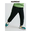 马拉丁潮牌漫画家童装儿童裤子冬侧边荧光撞色嵌条针织不倒绒卫裤 商品缩略图2