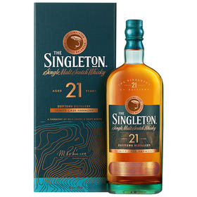 苏格登21年 单一麦芽苏格兰威士忌700ml