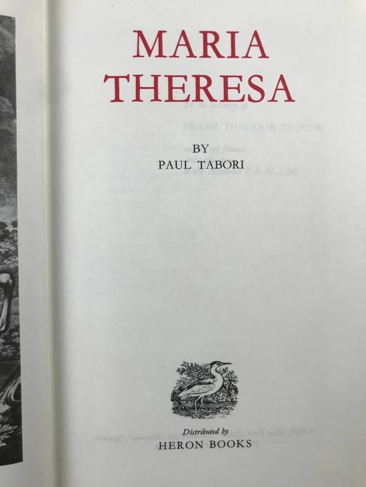 玛丽娅·特蕾莎传 29幅插图 苍鹭出版社（HeronBooks）复古仿皮精装本 商品图2