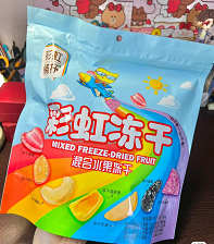 彩虹冻干七种水果混合冻干88g