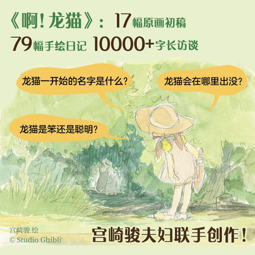 宫崎骏龙猫套装 精装共2册 宫崎骏等 著 动漫 商品图3
