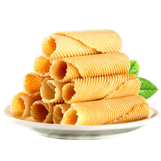 「童年味道！两款口味可选」鸡蛋酥270g传统老式奶香味黑芝麻味鸡蛋卷休闲零食老蛋卷 商品图1