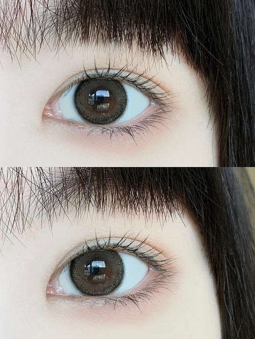 Kumicon旗下｜萌翻小鹿·鹿鹿棕日抛款&玉子茶冻｜14.2mm实际着色中等直径｜日抛  一盒十片装 商品图4