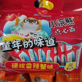 统一点心面 小浣熊点心面 袋装160克 香辣蟹味