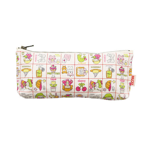 HUJI祤集笔袋插画动物单词 商品图2