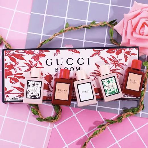 GUCC古驰 花悦女士香水系列小样礼盒3件套/5件套， 5ml/瓶 | 持久香水淡香FXQD 商品图0