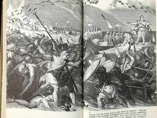 恺撒大帝《高卢战记与其他作品》 30幅插图 苍鹭出版社（HeronBooks）复古仿皮精装本 商品图6