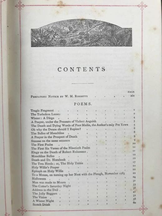 约19世纪后期 彭斯诗集 约4幅版画插图 漆布精装32开 商品图3