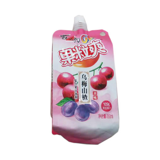喜之郎乌梅山楂味果粒爽350ml 商品图0