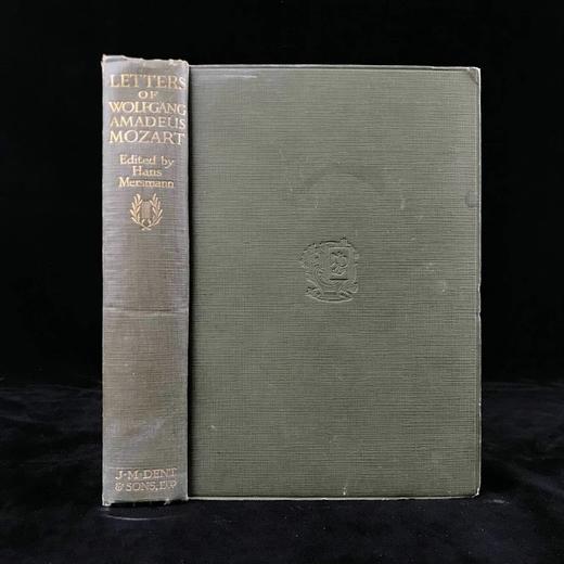 1928年 莫扎特书信集 16幅插图 漆布精装大32开 商品图0