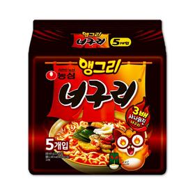   【5멀티】농심 앵그리너구리121g*5