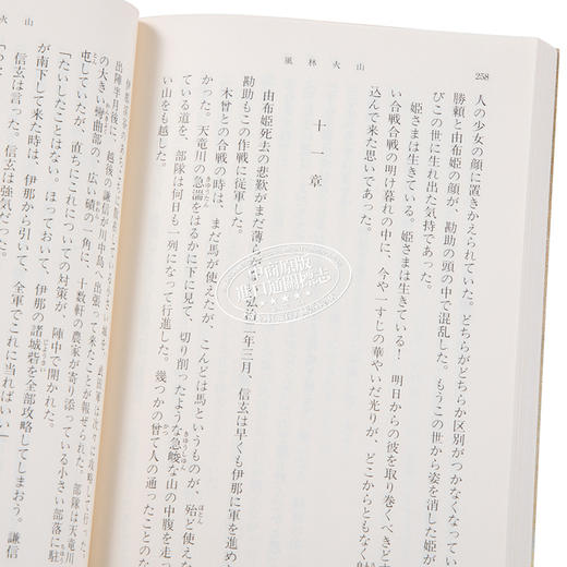 预售 【中商原版】风林火山 井上靖 诺贝尔奖候选作家 日本战国文学 日文原版 風林火山改版 新潮文庫 商品图3