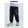 马拉丁潮牌漫画家童装裤子冬季新品立体斜向大口袋抓痕印花工装裤 商品缩略图0