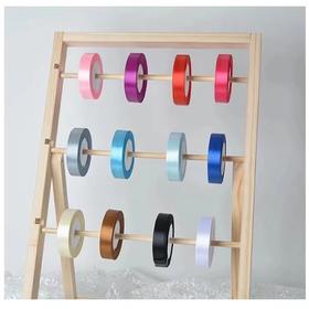 【资材】2.5CM绸带/8分绸带/一小卷25码/一条5小卷/此为一小卷价格