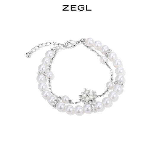 ZEGL设计师棉棉秋语系列人造珍珠手链女巴洛克轻奢2022年新款手饰 商品图2