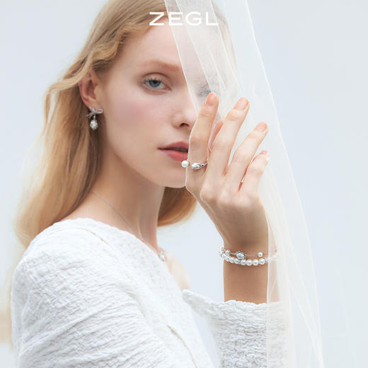 ZEGL设计师棉棉秋语系列人造珍珠手链女巴洛克轻奢2022年新款手饰 商品图5
