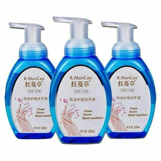 【爆款超低价预售 急单慎拍】安惠(正品)红蔓草泡沫护理洗手液抑菌温和无刺激芳香多功能除菌 商品图0