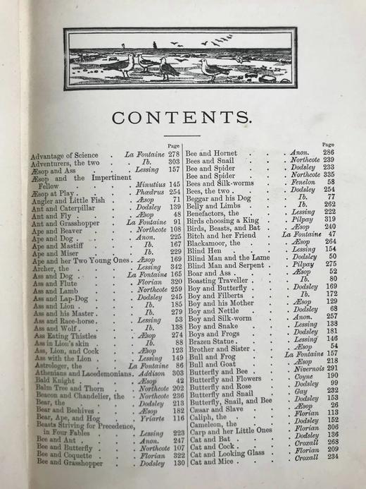 约20世纪早期 寓言故事集 格兰维尔23幅经典插图 漆布精装大32开 商品图4