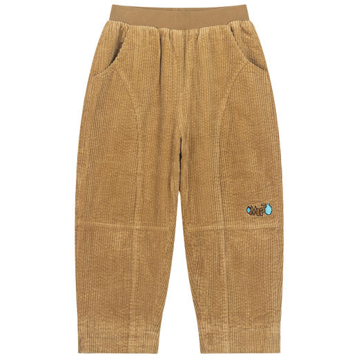 马拉丁潮牌漫画家儿童裤子冬新品粗条灯芯绒复古街头萝卜长裤 商品图4