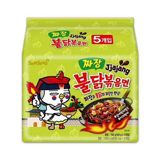  【5멀티】삼양 짜장불닭볶음면140g*5 商品图0