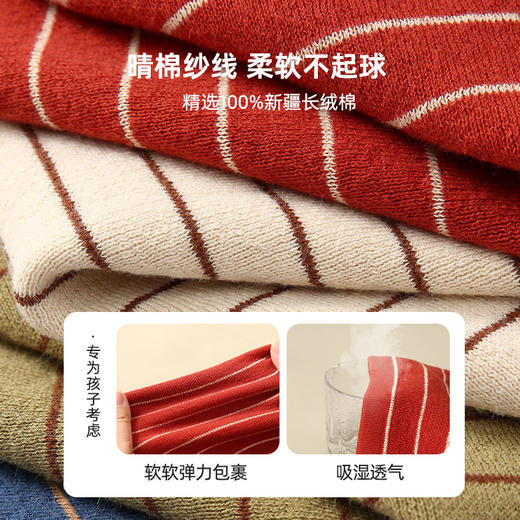 【内里仿貂纱线】百搭条纹加绒毛衣PDMY2239 商品图4