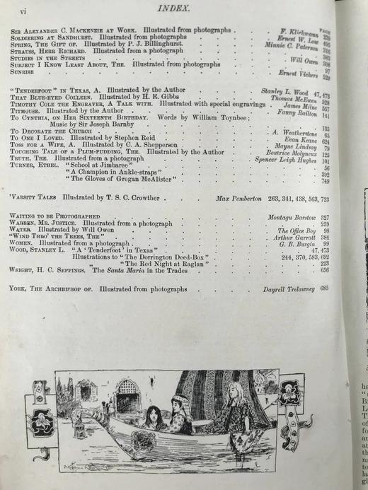 1896年12月-1897年5月 温莎杂志 数百幅插图 漆布精装16开 商品图4