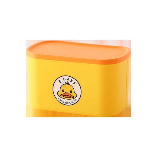 「大小两款可选」壁挂卫生间免打孔塑料卡通抽纸盒 黄鸭款纸巾盒 居家日用卫生间防水纸巾架 商品图4