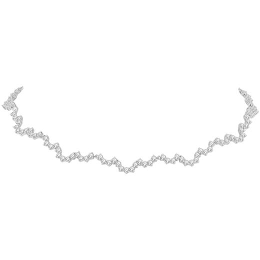 ZEGL设计师雪花项链女生轻奢小众高级设计感2022年新款锁骨链配饰 商品图4